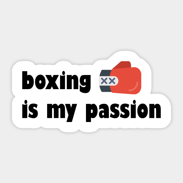 boxing is my passion Sticker by outstandingproduction